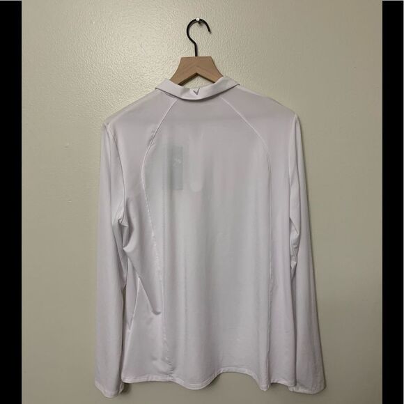Callaway Women's ¼-Zip Long Sleeve Golf Polo - Picture 5 of 9